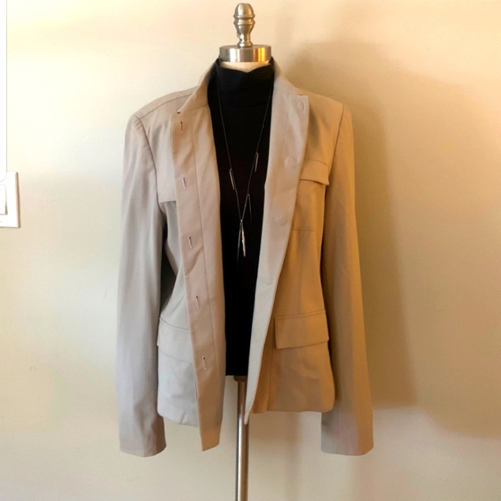 Calvin Klein Blazer in Tan, Sz Large